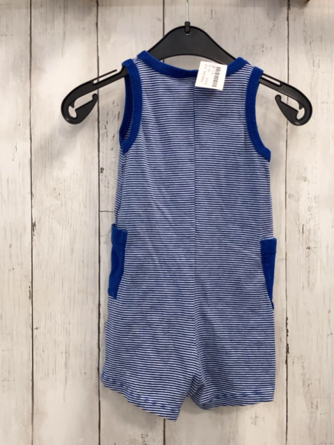 Petit Bateau  Playsuit  Gr. 80  blau weiße Streifen 
