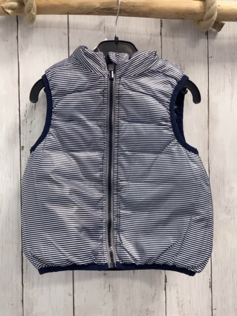 petit bateau Wendeweste Gr. 86  blau gesteppt + blau weiß gestreift