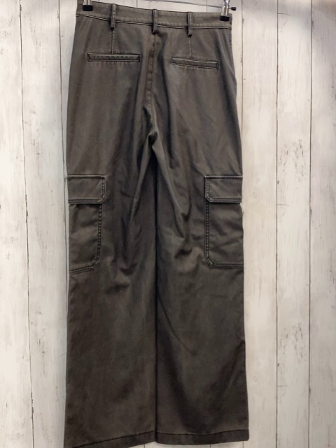 Stradivarius  Hose  Gr. 34  grau lederopitk 