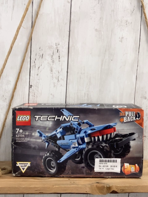neu  Lego  Gr. 42135  Technik Monster Jam Kasten mit starken Gebrauchsspuren 