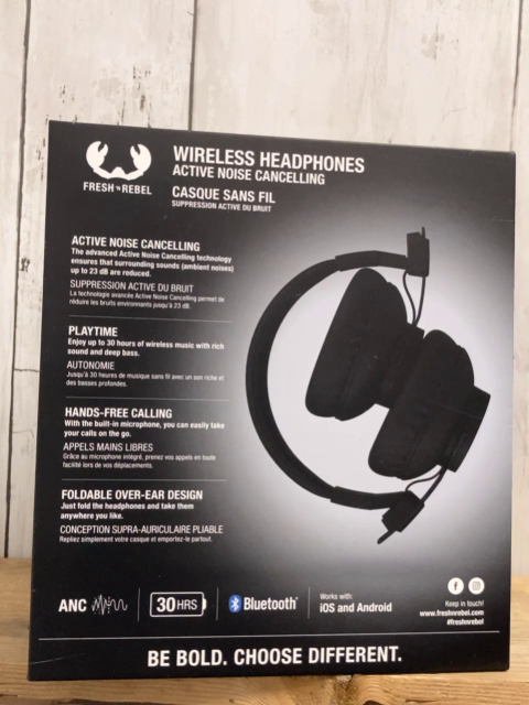 neu Fresh Rebel  Kopfhörer  Wireless Headphones Active Noise Cancelling Bluetooth 30 St 