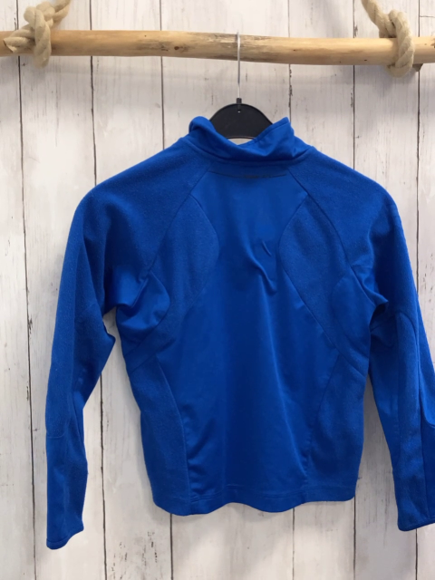 Ziener  Pullover  Gr. 128  blau mit Fleecebereichen Reißverschluss 