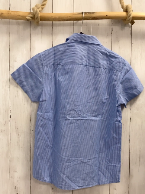   Sommerhemd  Gr. 146  hellblau weiße Streifen