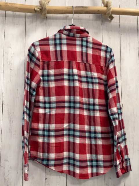 Abercrombie  Hemd  Gr. 146/152  rot schwarz mint grau weiß kariert 