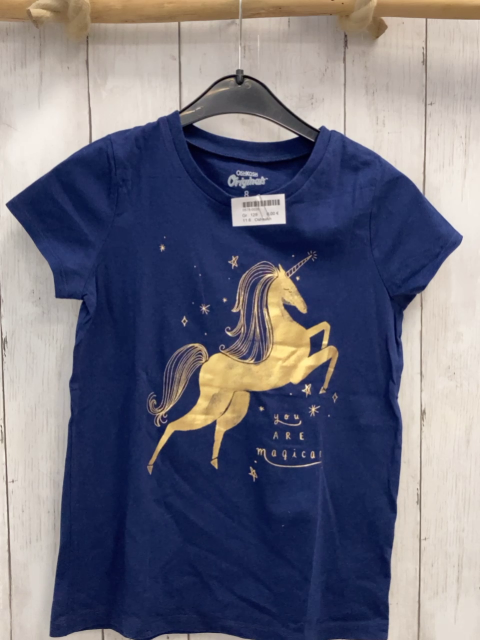 Oshkosh  T-Shirt  Gr. 128  blau goldenes Einhorn 