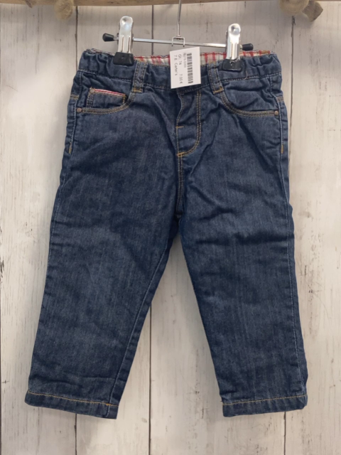 Carter´s  Hose  Gr. 74  blau Jeans gefüttert gelbe Nähte Bund verstellbra 