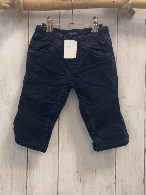 Tommy Hilfiger  Hose  Gr. 68  blau Kord gefüttert Bund verstellbar 