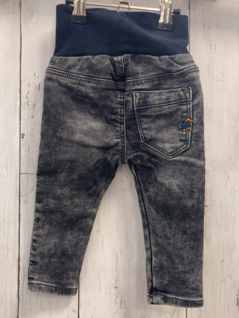 S´Oliver  Hose  Gr. 74  grau jeans blauer Strickbund 