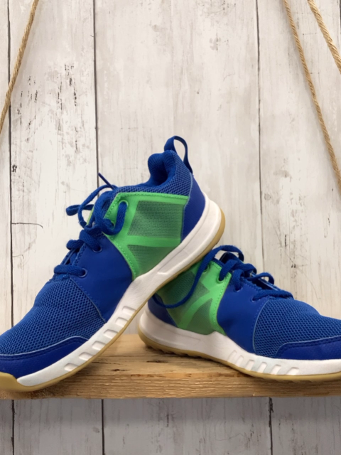 Adidas Schuhe Gr. 34  blau grün weiße Sohle
