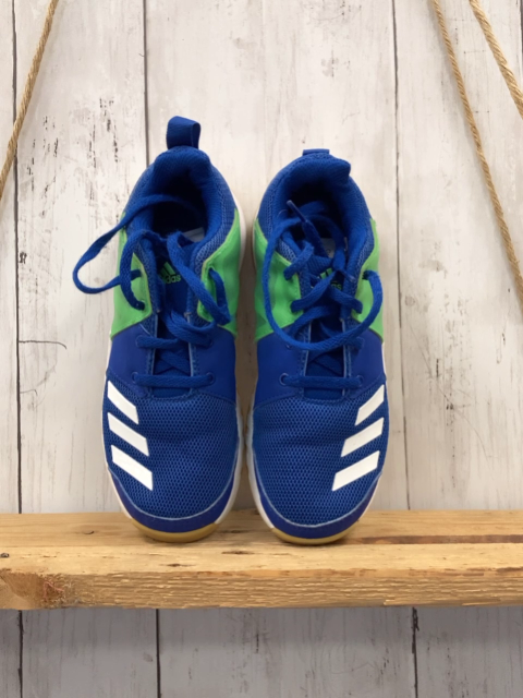 Adidas Schuhe Gr. 34  blau grün weiße Sohle