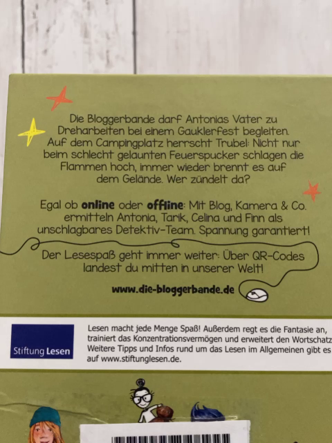 Die Blogger Bande  Buch Feurige Dreharbeiten 