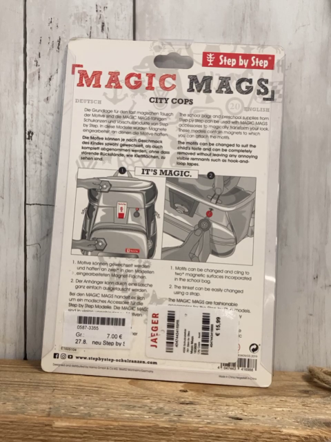  neu Step by Step  Tornisterdeko  Magic Mags City Cops NP 15,99€