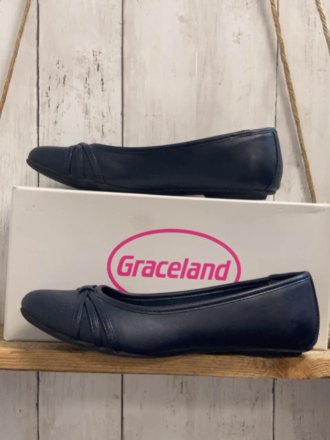   Schuhe  Gr. 38  blaue Ballerinas 