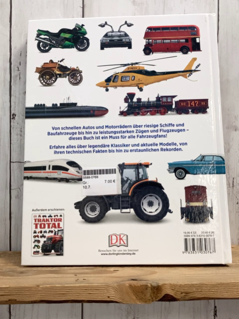  Buch Fahrzeuge Autos, Züge, Flugzeuge und Schiffe