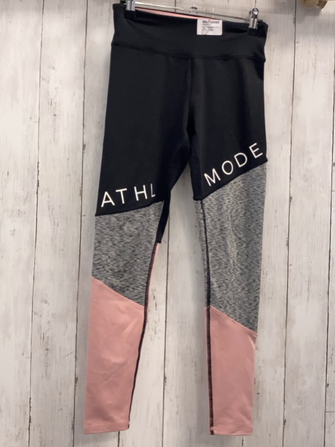 H&M  Sportleggings  Gr. 146/152  schwarz grau atrosa weiße Schrift 