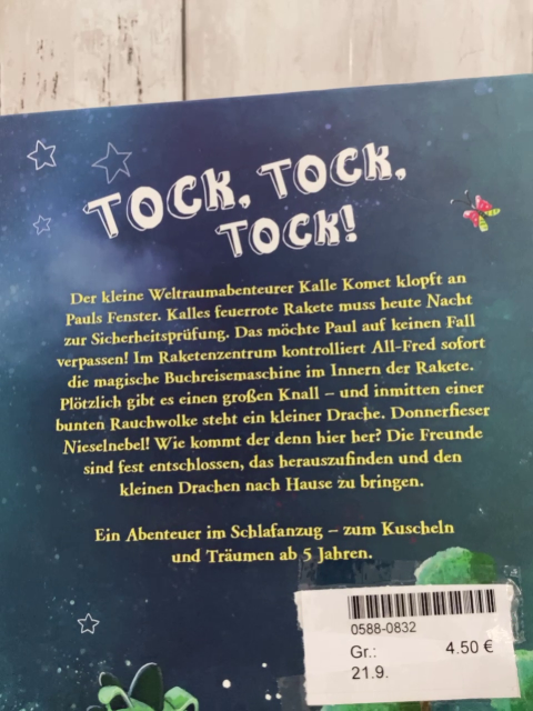  Buch Kalle Komet Auf ins Drachenland 