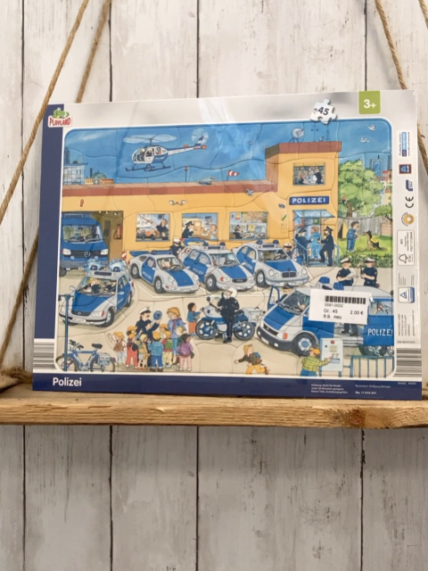 neu  Puzzle  45 Teile  Polizei 
