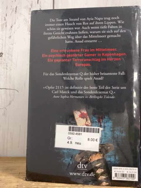 neu  Buch Opfer 2117