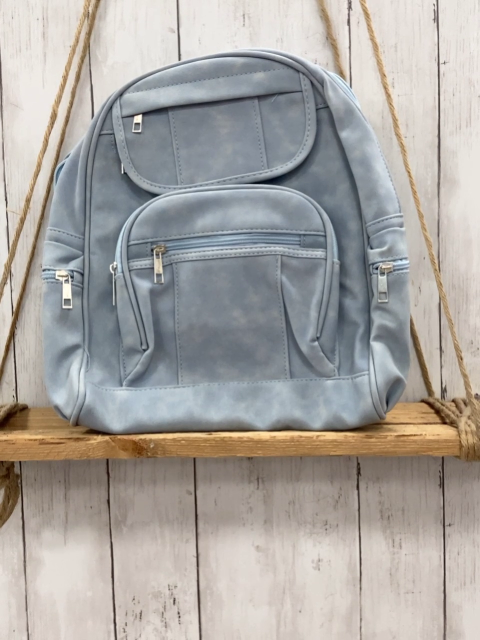 neu Rucksack hellblau