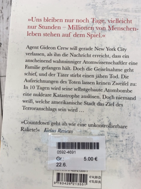  Taschenbuch Jede Sekunde zählt