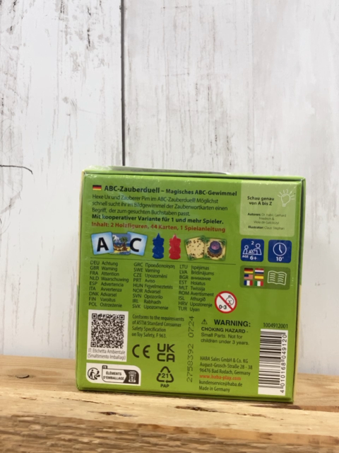 Haba neu Spiel ABC- Zauberduell