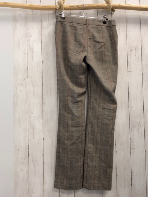 Bruno Banani Hose Gr. 34  braun grau rosa kariert