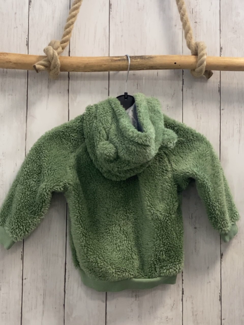 Sterntaler  Plüschjacke  Gr. 86  grün Kapuze mit Ohren 