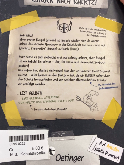 Koboldkroniken  Buch Voll verschatzt 