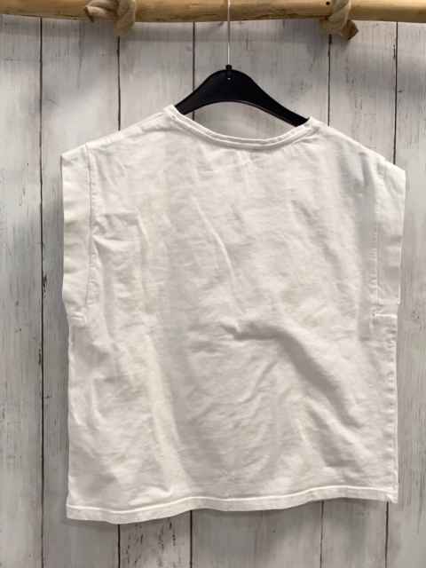 Okaidi T-Shirt Gr. 152  weiß Glitzerschrift