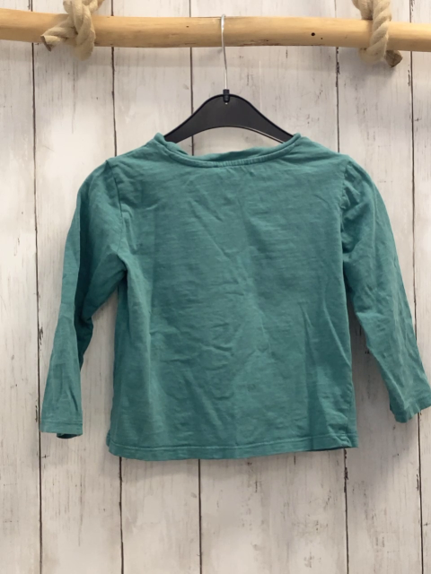 DP....aM Langarmshirt  Gr. 92  kiwi Plüschechse 