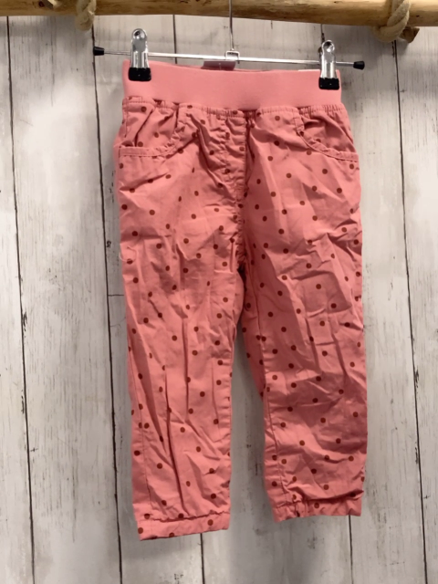   Hose  Gr. 86  rosa ocker Punkte gefüttert 