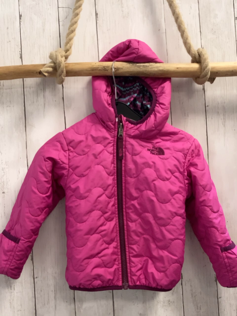 The North Face  Wendejacke  Gr. 92  weinrot + pink mint Muster / pink 