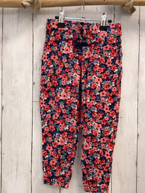 H&M Hose Gr. 92  blau rot grüne Blumen