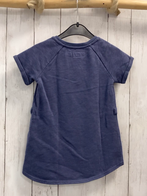 H&M T-Shirt Gr. 92  blau Häkelei