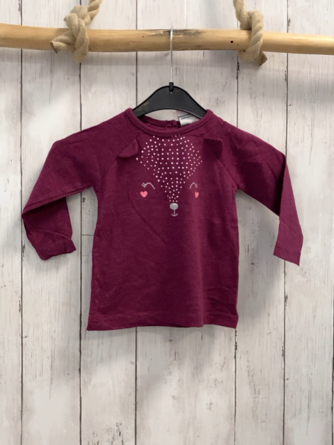  Langarmshirt Gr. 74  beerenton Igel