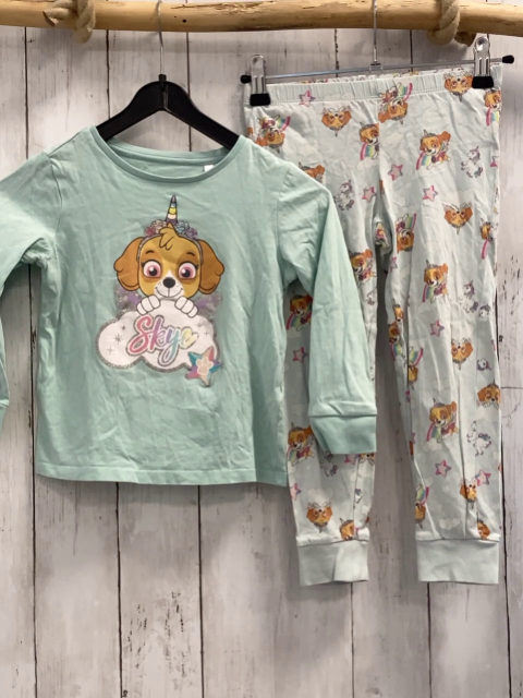 2tlg  Schlafanzug Gr. 110  mint Paw Patrol 