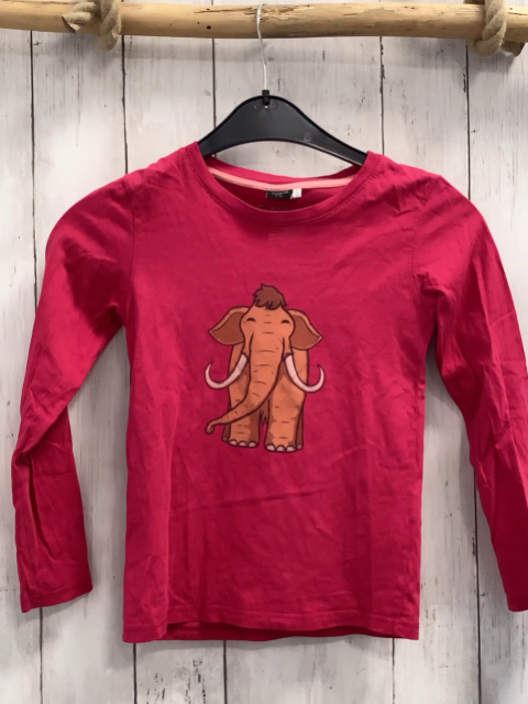   Langarmshirt  Gr. 128  pink Mammut 
