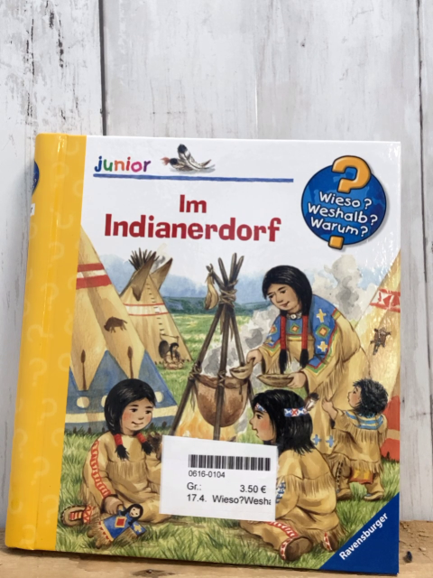 Wieso?Weshalb?Warum? Pappbuch Im Indianerdorf 