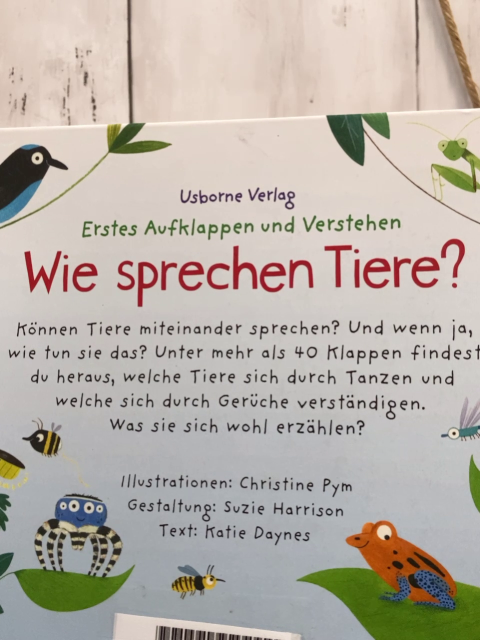   Pappbuch Wie sprechen Tiee?