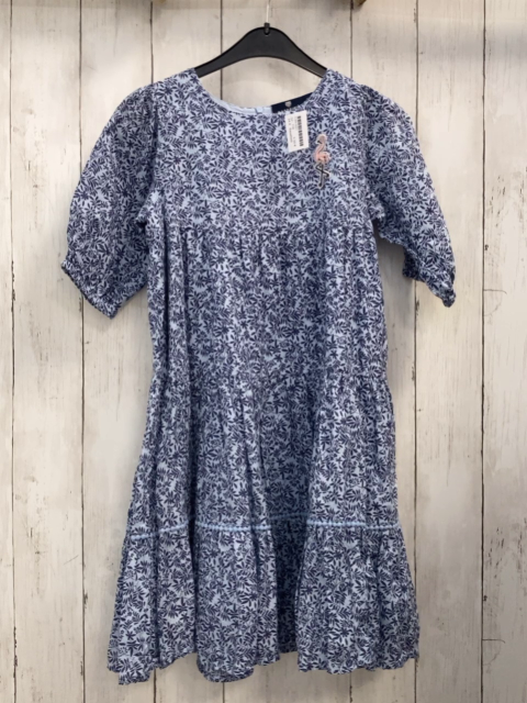 Basefield  Kleid  Gr. 116  hellblau blaue Blätter 