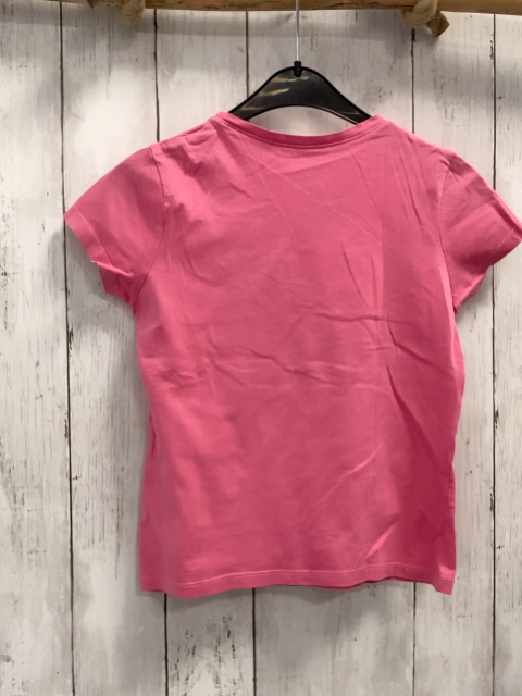 Review  T-Shirt  Gr. 128  pink Schmetterling mit Steinen und Pailewtten 