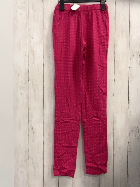 Vertbaudet  Hose  Gr. 152  pink mit kleinen Sternblumen 