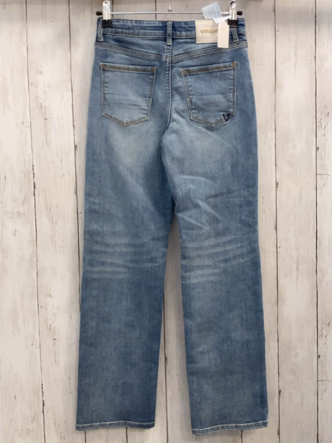 Vingino  Hose  Gr. 140  blau Jeans Straight Bund verstellbar