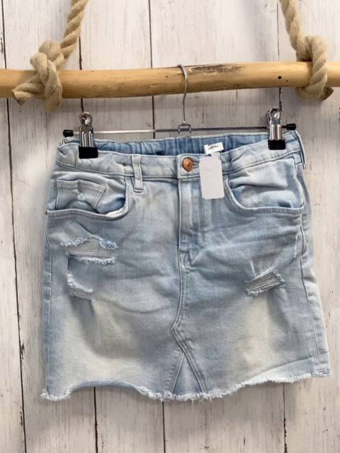 H&M  Rock Gr. 152  hellblau Jeans Bund verstellbar