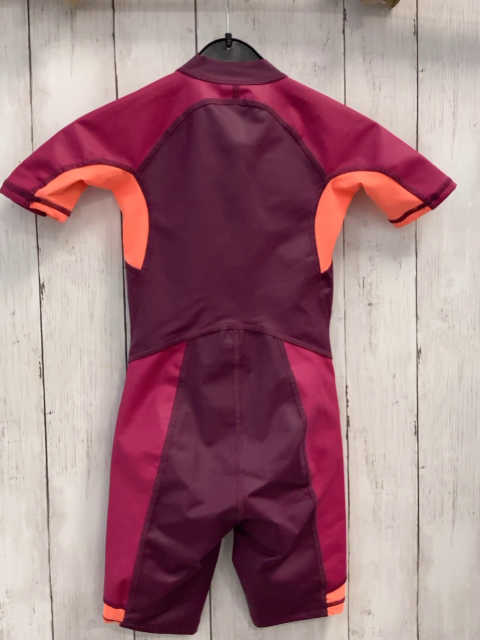Decathlon  Schwimmoverall Gr. 116  weinrot aubergine orange 