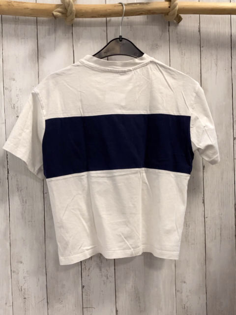 Fila  T-Shirt  Gr. 158/164  weiß blauer Bruststreifen mit weißer Schrift 