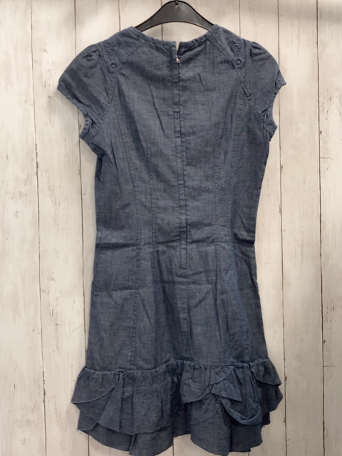 Tommy Hilfiger  Kleid  Gr. 152  blau bestickt 