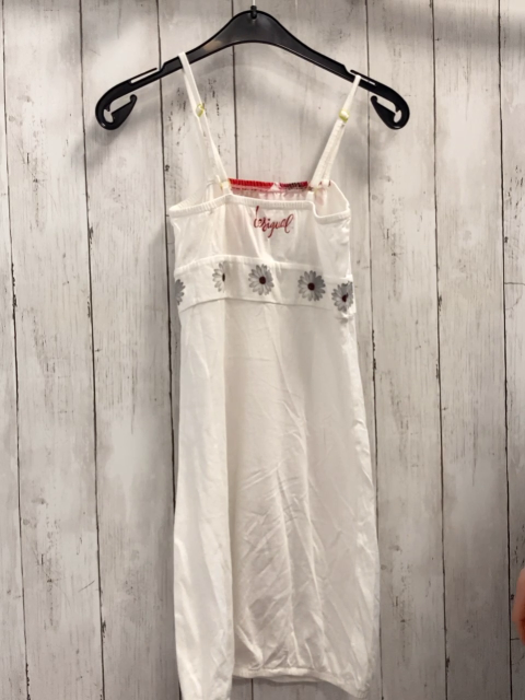 Desigual  Kleid  Gr. 134/140  weiß bunte Blumen 