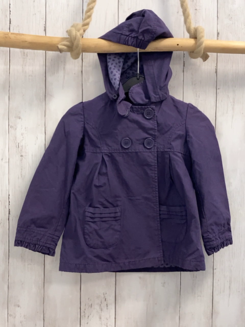 Benetton  Jacke  Gr. 98  lila Kapuze 