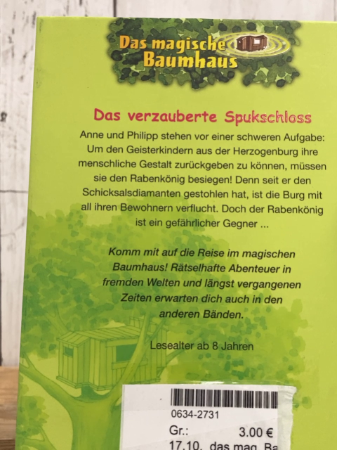 das magische Baumhaus Buch Das verzauberte Spukschloss
